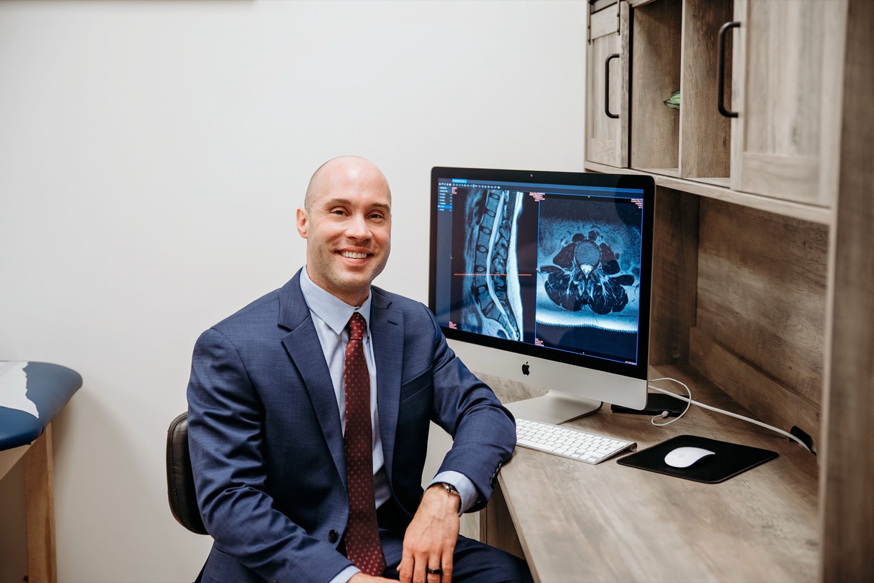 Herniated and bulging discs.